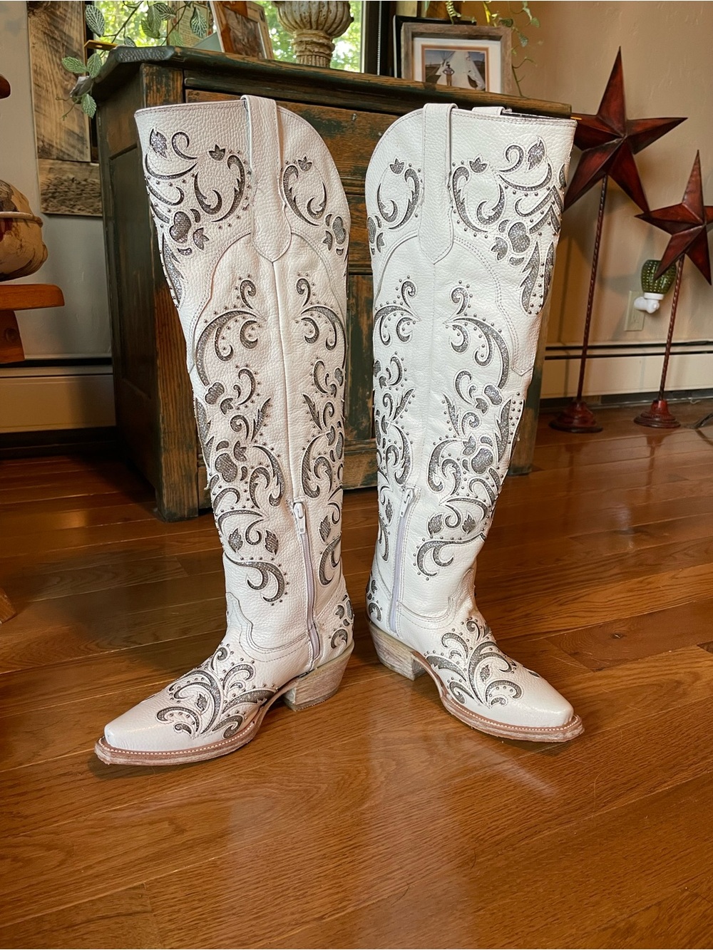 Rock ‘Em Over-The-Knee Cowboy Boots View 4